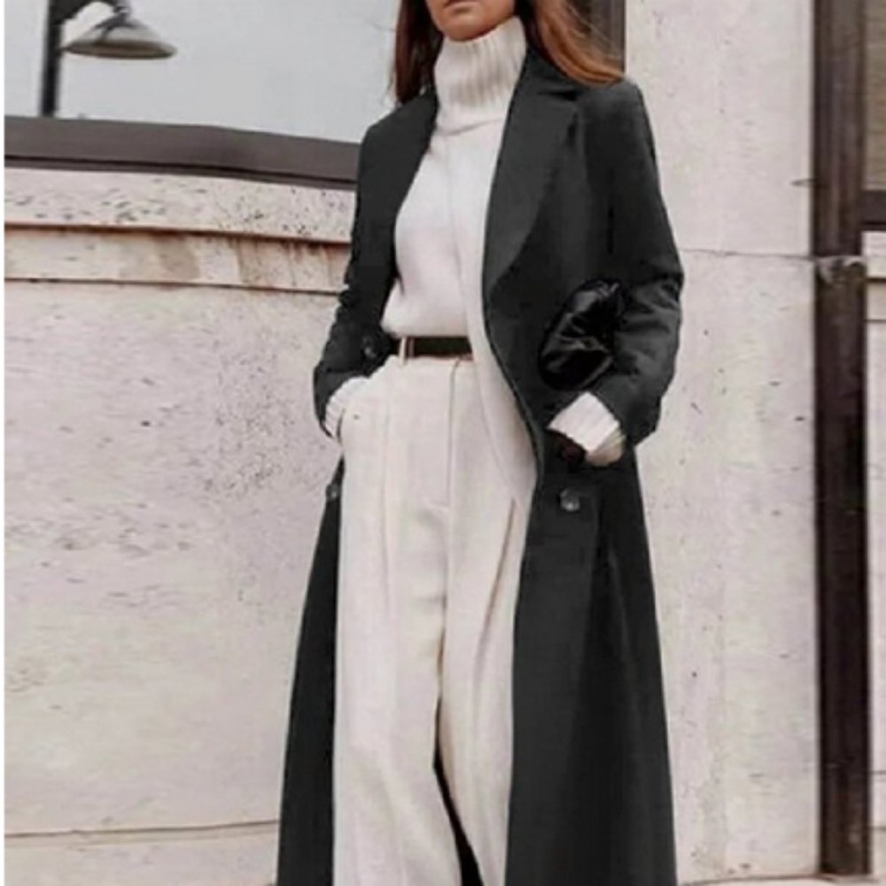 COPY - Long Black Woolen Coat